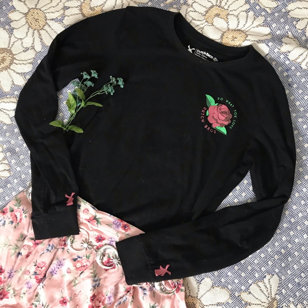 Dutch bros rose long sleeve